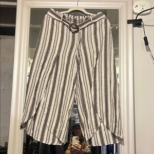 Maurices Striped Pants with Belt